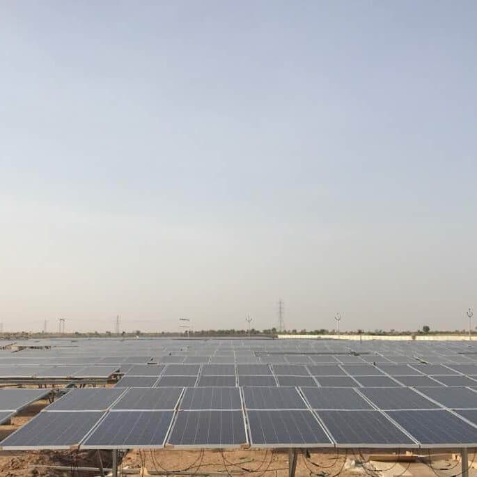 Commercial solar installation supporting C&I projects like those delivered in Pune