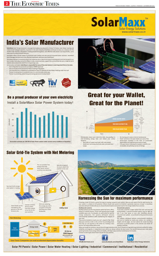 SolarMaxx press coverage