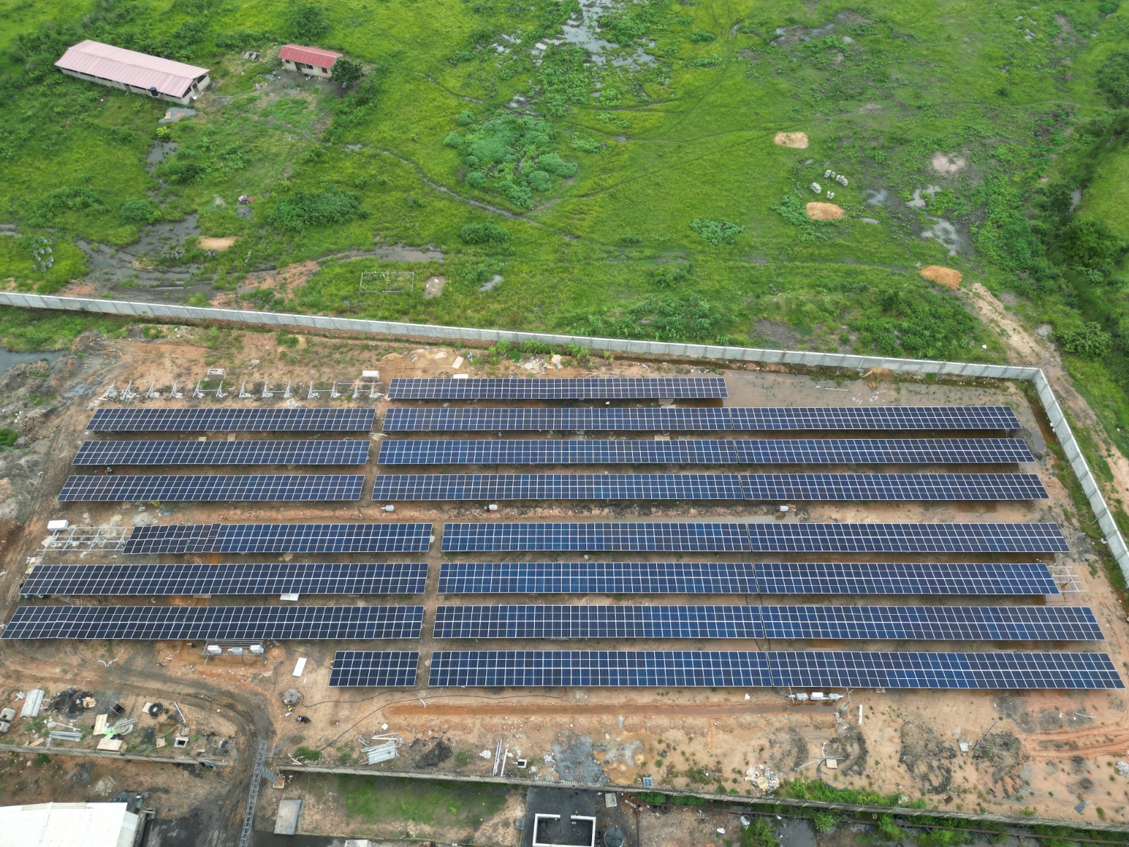 Ground-mounted solar in Ghana, Africa, 1,010 kW