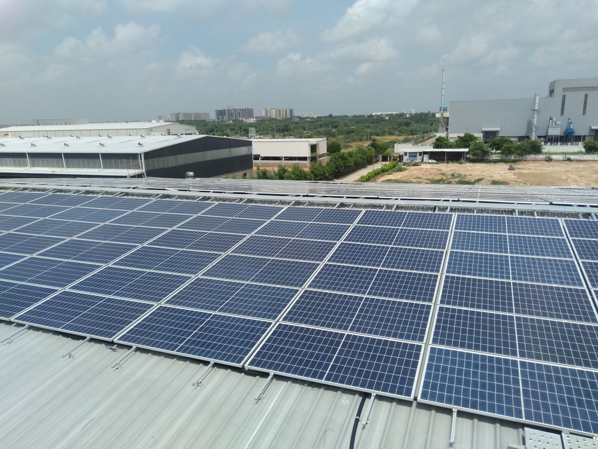 Poly Medicure Limited Phase 2 rooftop solar at Jaipur SEZ