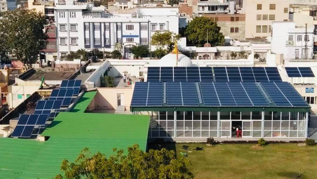 Solar power Plant Installed in Ajmer, Rajasthan